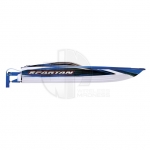 Traxxas Spartan Brushless Powered Boat Now with the NEW TQi 2.4Ghz Radio System - TRX5707-Blue