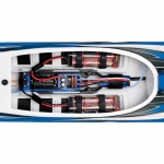 Traxxas Spartan Brushless Powered Boat Now with the NEW TQi 2.4Ghz Radio System - TRX5707-Blue