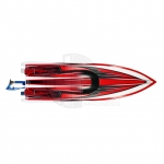 Traxxas Spartan Brushless Powered Boat Now with the NEW TQi 2.4Ghz Radio System - TRX5707-Red Traxxas Spartan Brushless Powered Boat Now with the NEW TQi 2.4Ghz Radio System - TRX5707-Red