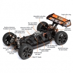 HPI Vorza Flux HP RTR 1/8th Buggy with 2.4GHz Radio System - 101709