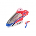 Blade mCP X and Blade mCPX V2 Complete Red Canopy with Vertical Fin - BLH3518 Blade mCP X and Blade mCPX V2 Complete Red Canopy with Vertical Fin - BLH3518