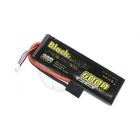 Black Magic 6000mAh 7.4V 30C Semi-Hard Case LiPo Battery with Traxxas Connector - BM6002