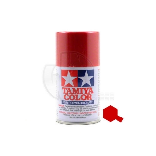Tamiya PS-15 Metallic Red 100ml Polycarbonate Spray Paint - 86015