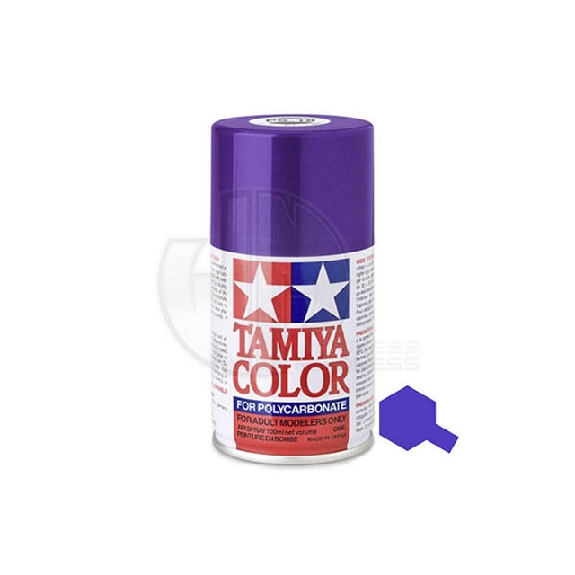 Tamiya PS18 Metallic Purple 100ml Polycarbonate Spray Paint 86018