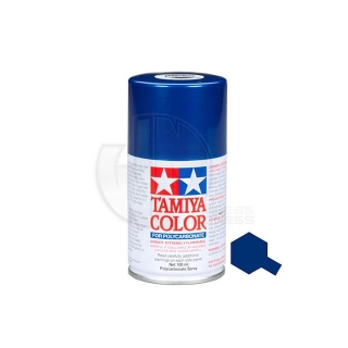 Tamiya PS-59 Dark Metallic Blue 100ml Polycarbonate Spray Paint - 86059
