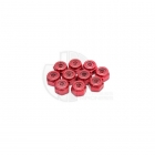 Edit M2 Red Anodised Nut (Pack of 10 Nuts) - ED130016