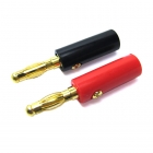 Etronix 4.0mm Banana Gold Connector Red and Black Set - ET0600 Etronix 4.0mm Banana Gold Connector Red and Black Set - ET0600