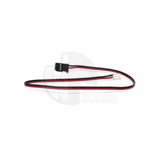 Logic RC Futaba Type Heavy Duty Servo Lead with Gold Plated Connectors (300mm) - FTSL0300