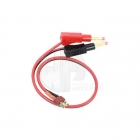 Logic RC Charger Lead 4mm Gold Banana Connectors to Deans Male Connector - LGL-CLDNS