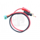 Logic RC Charger Lead 4mm Gold Banana Connectors to Multiplex Connector - LGL-CLMPX