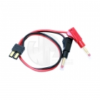 Logic RC Charger Lead 4mm Gold Banana Connectors to Traxxas Connector - LGL-CLTRX