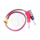 Logic RC Charger Lead 4mm Gold Banana Connectors to XT60 Connector - LGL-CLXT60