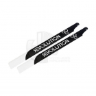 Revolution 550mm Flybar 3D Carbon Fibre Main Rotor Blades - RVOB055000 Revolution 550mm Flybar 3D Carbon Fibre Main Rotor Blades - RVOB055000