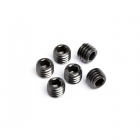 HPI Set Screw M5x4mm Black (6 Screws) - Z740 HPI Set Screw M5x4mm Black (6 Screws) - Z740