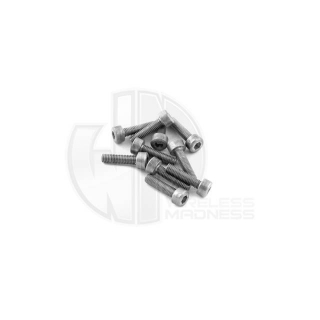 Trick Bits M3 x 12mm Aluminium Countersunk Head Screw Natural (Pack of 10 Screws) - TB6712AN