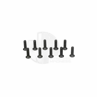 Team Losi Racing M3x12mm Flat Head Screw (Pack of 10 Screws) - TLR5963