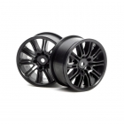HPI 1/10 Scale 10 Spoke Black Motor Sport Wheel 26mm Wide (2 Wheels) - HP-3771 HPI 1/10 Scale 10 Spoke Black Motor Sport Wheel 26mm Wide (2 Wheels) - HP-3771