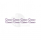 Trick Bits Metallic Purple Large Body Clip (Pack of 8 Clips) - TB1110 Trick Bits Metallic Purple Large Body Clip (Pack of 8 Clips) - TB1110