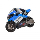Jin Xing Da Mini RC Motorbike with Gyro and 2.4Ghz Radio System (Blue) - GX806B Jin Xing Da Mini RC Motorbike with Gyro and 2.4Ghz Radio System (Blue) - GX806B