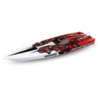 Traxxas Spartan 36inch VXL Brushless TSM Boat with TQi Radio System (Red-X) - TRX57076-4REDX Traxxas Spartan 36inch VXL Brushless TSM Boat with TQi Radio System (Red-X) - TRX57076-4REDX