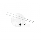 Estes 1/8" Two-Piece Replacement Launch Rod for Estes Rockets - ES2243 Estes 1/8" Two-Piece Replacement Launch Rod for Estes Rockets - ES2243