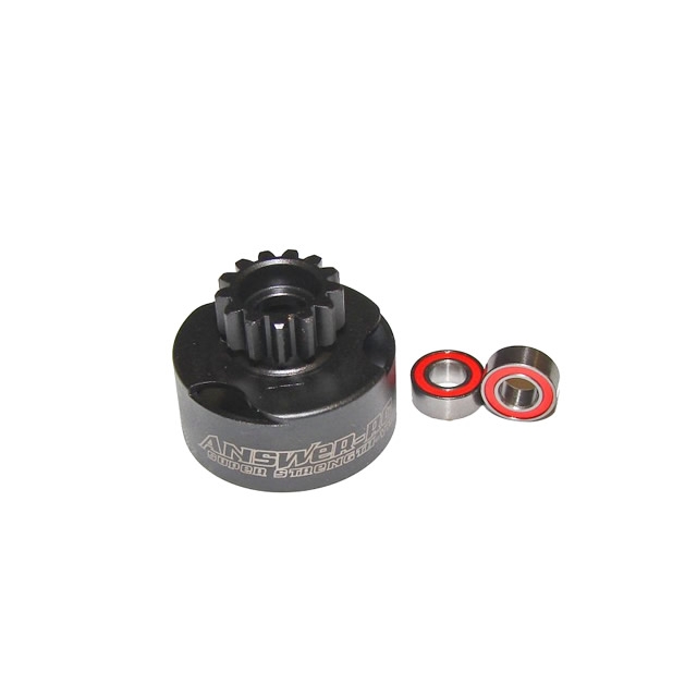 1/8 Vented Clutch Bell for Nitro Cars Including Bearings Answer RC eBay