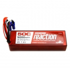 Dynamite Reaction Hardcase 7.4V 5000mAh 2S 50C LiPo Battery with EC5 Connector - DYNB3810EC Dynamite Reaction Hardcase 7.4V 5000mAh 2S 50C LiPo Battery with EC5 Connector - DYNB3810EC