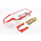 FTX Outlaw Brushed Pre-Painted Body Shell with Decals (Red) - FTX8350R FTX Outlaw Brushed Pre-Painted Body Shell with Decals (Red) - FTX8350R