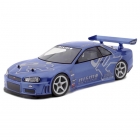 HPI Nissan Skyline R34 GT-R 1/10 Scale Clear Body Shell with Decals (190mm) - HPI-7327 HPI Nissan Skyline R34 GT-R 1/10 Scale Clear Body Shell with Decals (190mm) - HPI-7327