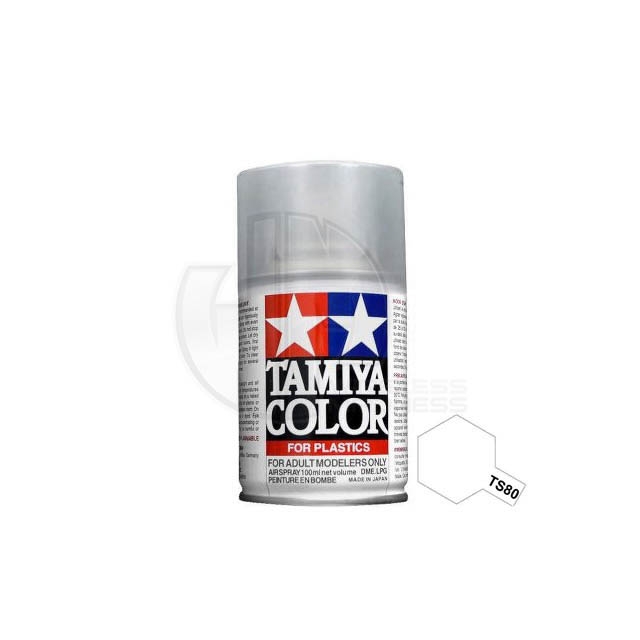 Tamiya TS80 Flat Clear 100ml Acrylic Spray Paint TS85080