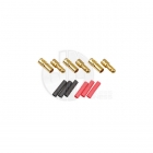 Logic RC 3.5mm Gold Connector Set with Heat Shrink (3 Pairs) - FS-GC03-03 Logic RC 3.5mm Gold Connector Set with Heat Shrink (3 Pairs) - FS-GC03-03