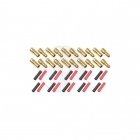 Logic RC 3.5mm Gold Connector Set with Heat Shrink (10 Pairs) - FS-GC03-10 Logic RC 3.5mm Gold Connector Set with Heat Shrink (10 Pairs) - FS-GC03-10