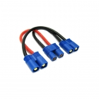 Etronix Battery Harness for 2 Packs in Series Adaptor with EC3 Connectors - ET0706 Etronix Battery Harness for 2 Packs in Series Adaptor with EC3 Connectors - ET0706
