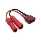 Etronix Female Deans to 4mm Connector Adaptor with housing - ET0834 Etronix Female Deans to 4mm Connector Adaptor with housing - ET0834