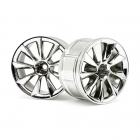 HPI 1/10 LP32 ATG RS8 Chrome Wheel with 12mm Hex (Pack of 2 Wheels) - 33463 HPI 1/10 LP32 ATG RS8 Chrome Wheel with 12mm Hex (Pack of 2 Wheels) - 33463