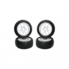 Kyosho Multi Spike Tyre with Foam Insert on MP7.5 Wheels (Set of 4) - BSW40W Kyosho Multi Spike Tyre with Foam Insert on MP7.5 Wheels (Set of 4) - BSW40W