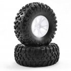 FTX Outlaw 12mm Hex Pre-Mounted Wheels and Tyres (Pack of 2 White) - FTX8335W FTX Outlaw 12mm Hex Pre-Mounted Wheels and Tyres (Pack of 2 White) - FTX8335W