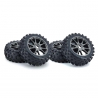 Kyosho 1/8 Buggy KC Tyres on Neo 3.0 17mm Hex Gun Metal Wheels (Set of 4) - IFTH004GMKC Kyosho 1/8 Buggy KC Tyres on Neo 3.0 17mm Hex Gun Metal Wheels (Set of 4) - IFTH004GMKC