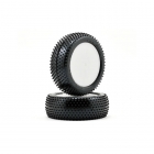 Schumacher 1/10 4WD Front Mini Pin Cat Pre-Glued Pin Fit Wheel and Tyres Yellow (Pack of 2) - U6741 Schumacher 1/10 4WD Front Mini Pin Cat Pre-Glued Pin Fit Wheel and Tyres Yellow (Pack of 2) - U6741