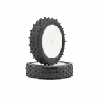 Schumacher 1/10 2WD Mini Spike Front Slim Wheel and Tyres Yellow Bearing Fit (Pack of 2) - U6753 Schumacher 1/10 2WD Mini Spike Front Slim Wheel and Tyres Yellow Bearing Fit (Pack of 2) - U6753