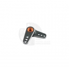 Fastrax 3-in-1 Black Aluminium 25T Servo Horn Arm (Futaba) - FAST319B Fastrax 3-in-1 Black Aluminium 25T Servo Horn Arm (Futaba) - FAST319B