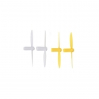 Hubsan Q4 Nano Mini Quad Copter Propellers Complete Set of Spare Blades (Yellow/White) - H111-05Y Hubsan Q4 Nano Mini Quad Copter Propellers Complete Set of Spare Blades (Yellow/White) - H111-05Y