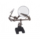 Proedge Extra Helping Hands Glass Magnifier with Iron Base - PRO55170 Proedge Extra Helping Hands Glass Magnifier with Iron Base - PRO55170