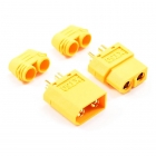 Etronix XT60 Connector Male and Female with Protective Sleeve (1 Pair) - ET0796P Etronix XT60 Connector Male and Female with Protective Sleeve (1 Pair) - ET0796P