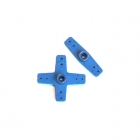 Fastrax Futaba Straight and Cross Type Servo Horns (Blue) - FAST13B Fastrax Futaba Straight and Cross Type Servo Horns (Blue) - FAST13B