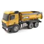 Huina 1/14 Radio Controlled Tipper Dump Truck with Die Cast Cab, Buckets and Wheels - CY1573 Huina 1/14 Radio Controlled Tipper Dump Truck with Die Cast Cab, Buckets and Wheels - CY1573