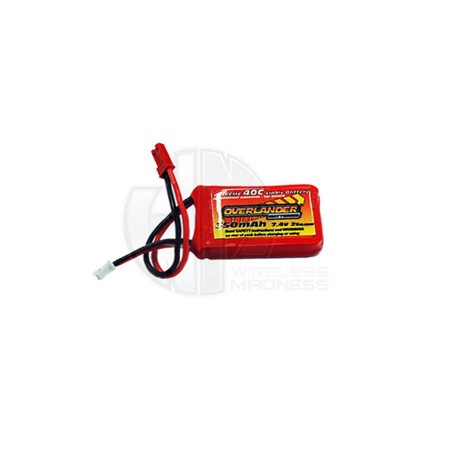 Overlander Extreme 130X 350mAh 7.4v 40C LiPo Upgrade Battery Blade 130X